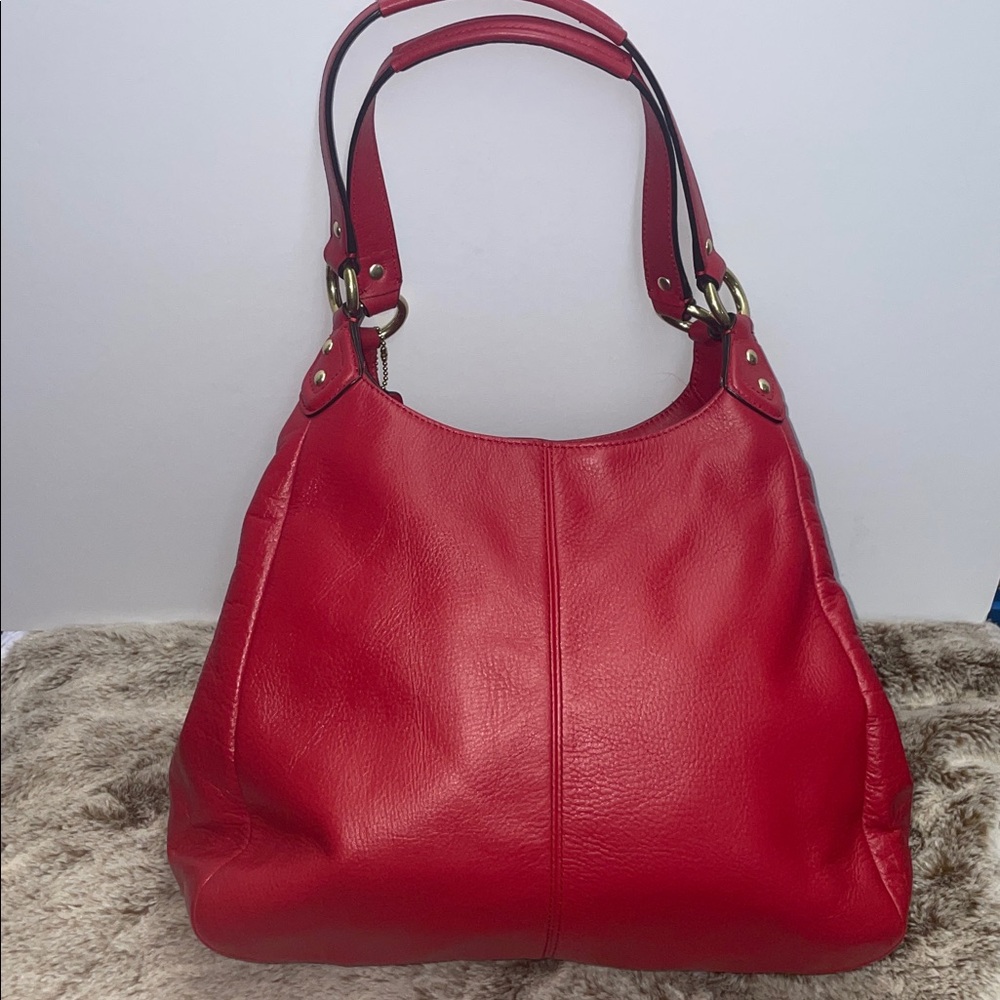 Coach ‘Campbell’ Leather Shoulder Bag - Picture 2 of 15